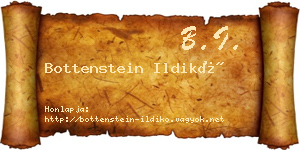 Bottenstein Ildikó névjegykártya